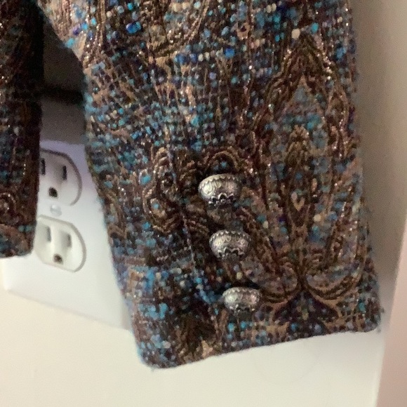 Multicoloured shimmery blazer, NWOT - Picture 8 of 8